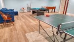Ping Pong, Pool, Foosball and Dome Hockey Tables All In Your Amazing Entertainment Room